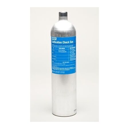 Msa Safety Calibration Cylinder, Gas, 100 L, (I)-100 Ppm 494450